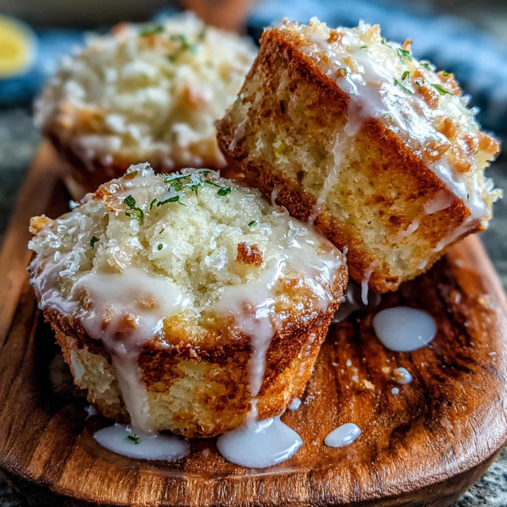Soft Lemon Breakfast Muffins