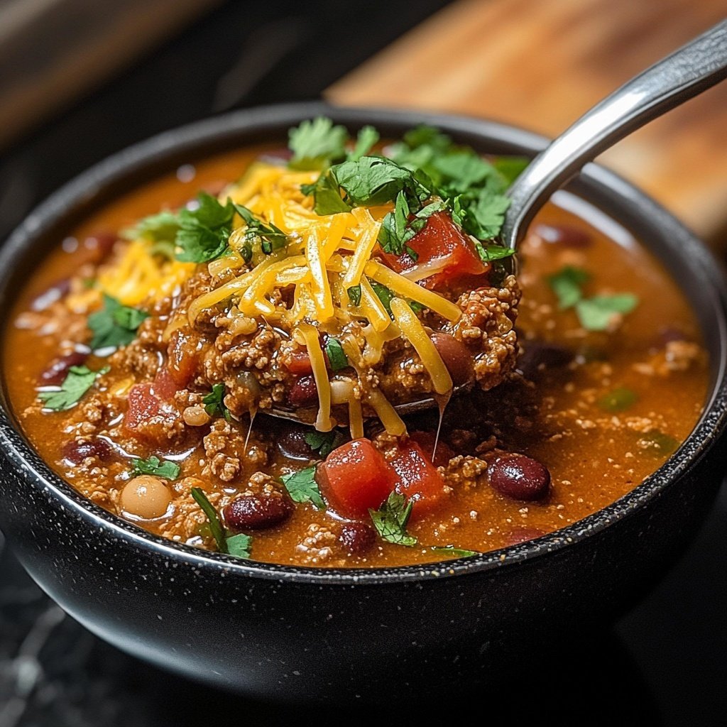 Ground Beef and Bean Chili