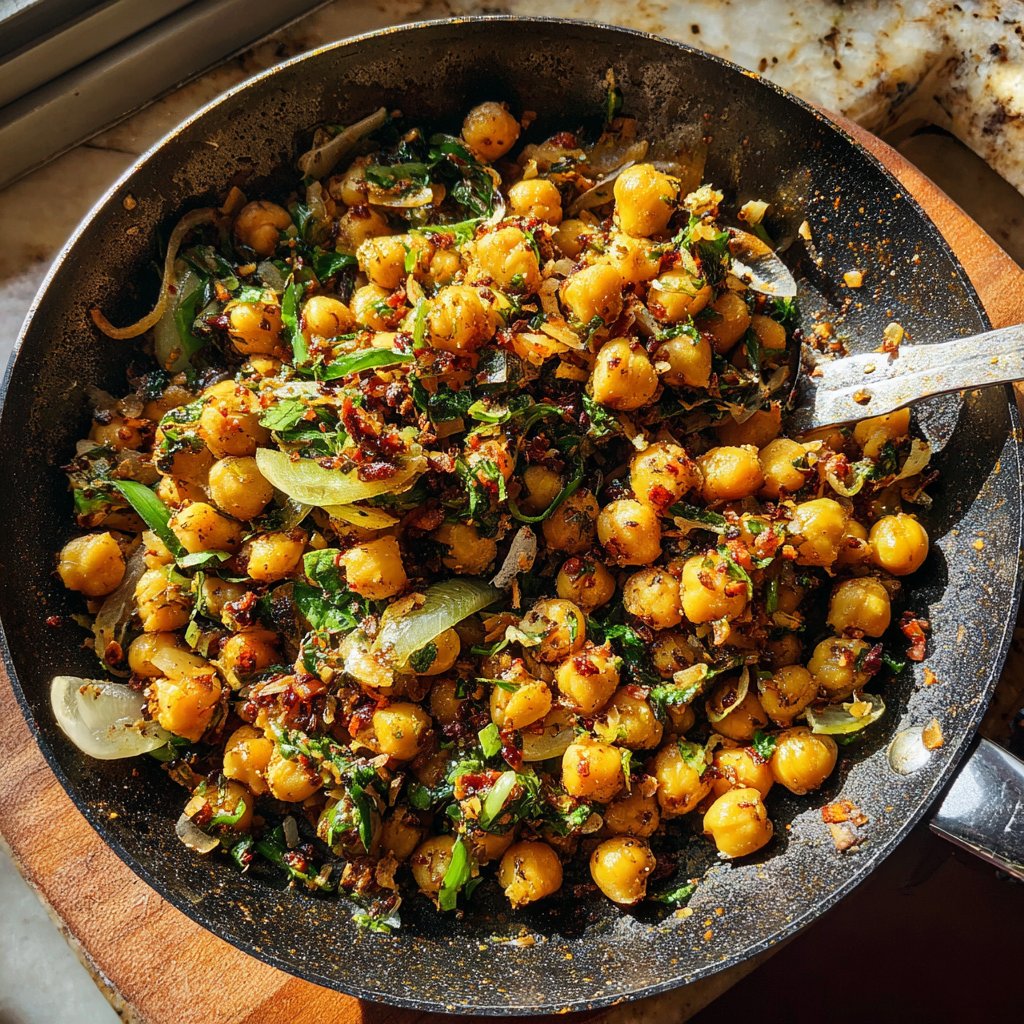 Jamaican Coconut Lime Chickpea Skillet