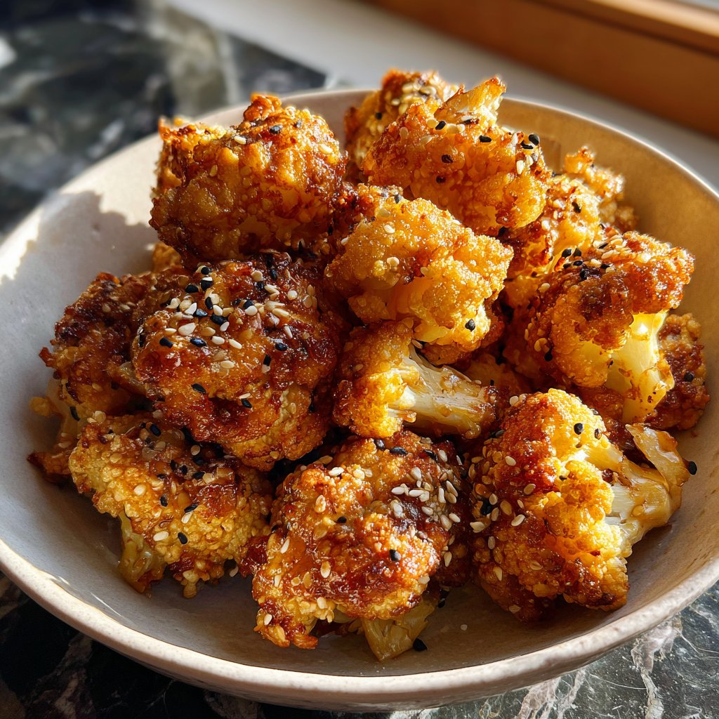 Crispy Cauliflower Tahini Bites