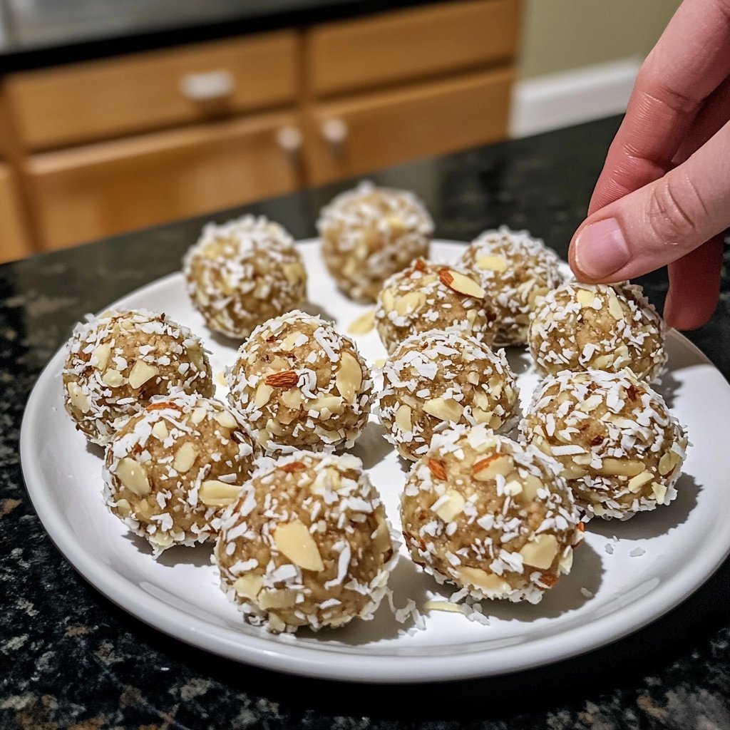 Vanilla Almond Protein Balls
