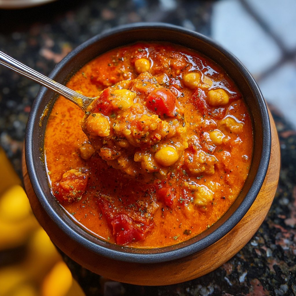 Creamy Tomato Chickpea Stew