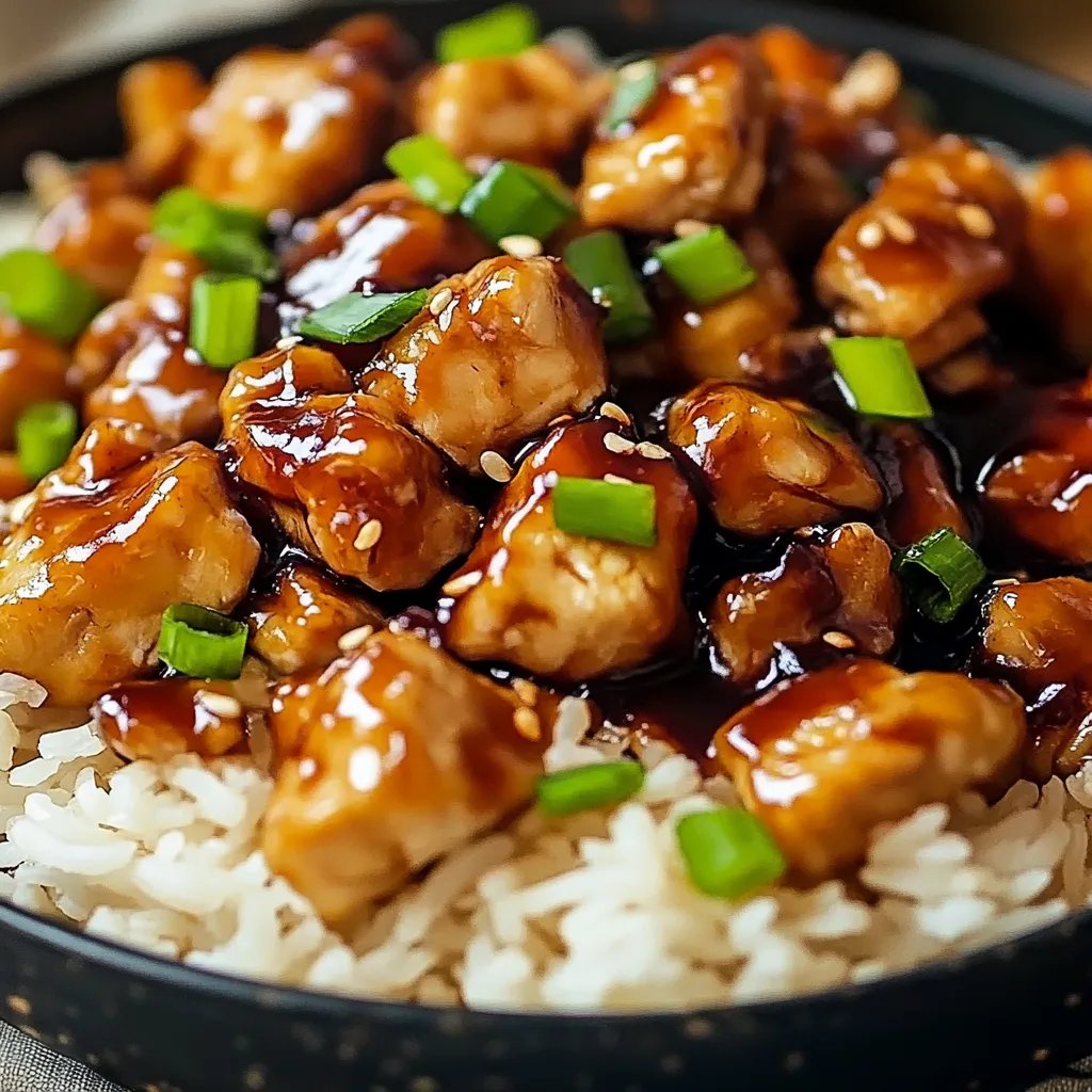 Quick & Healthy Honey BBQ Chicken Rice
