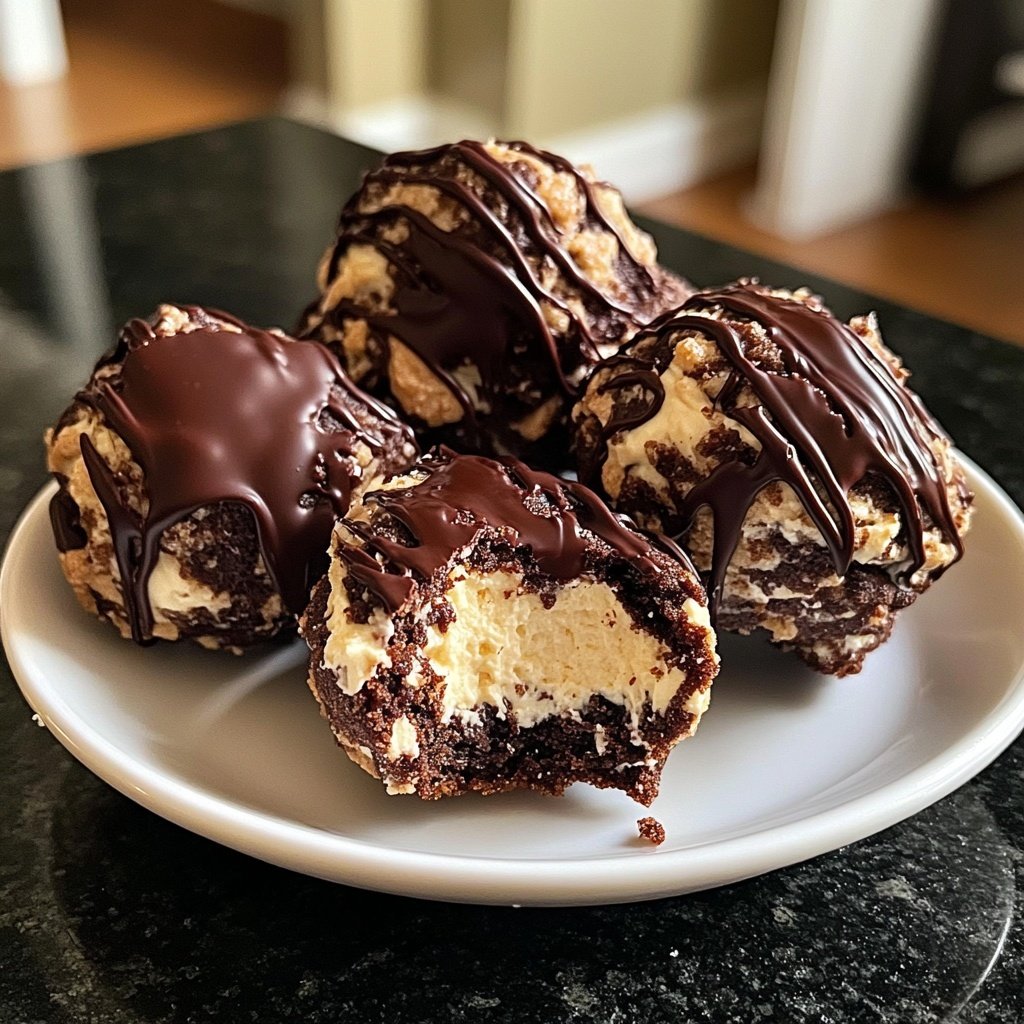 Choco Cheesecake Cookie Bites