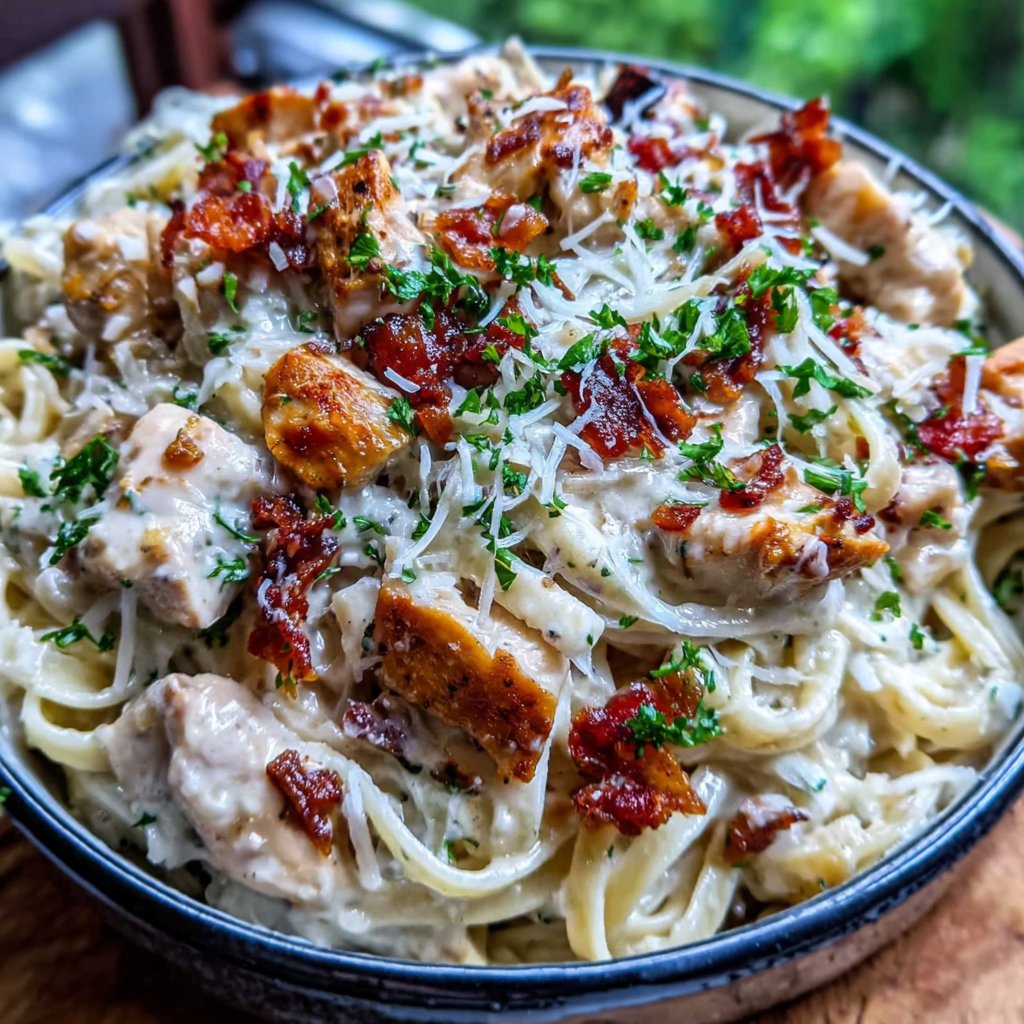 Creamy Garlic Parmesan Chicken Pasta