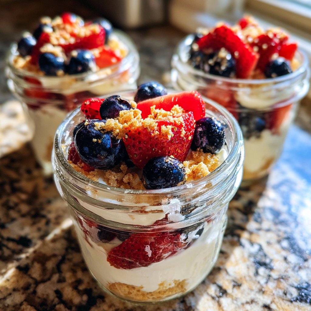 Vanilla Berry Breakfast Jars
