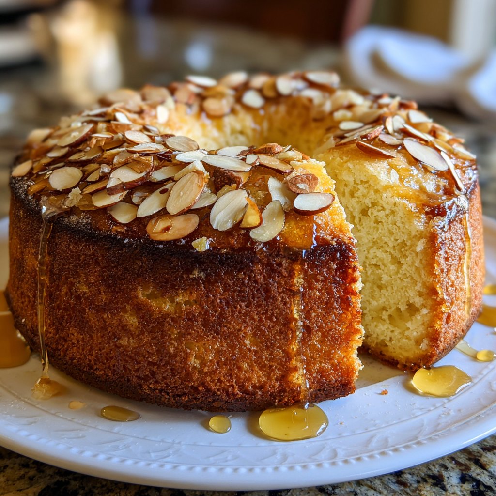 Vanilla Almond Yogurt Cake