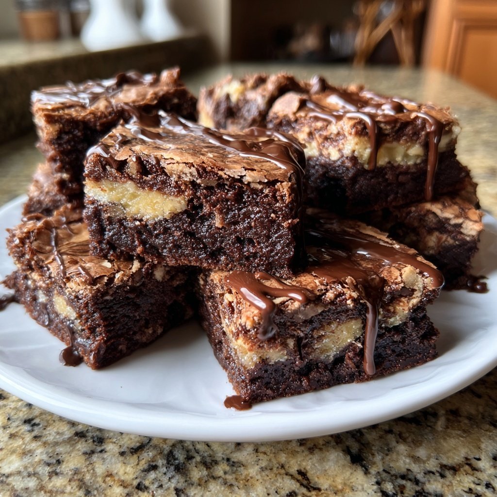 The Best Fudgy Chewy Browkies (Brookies) - Savvy Bites
