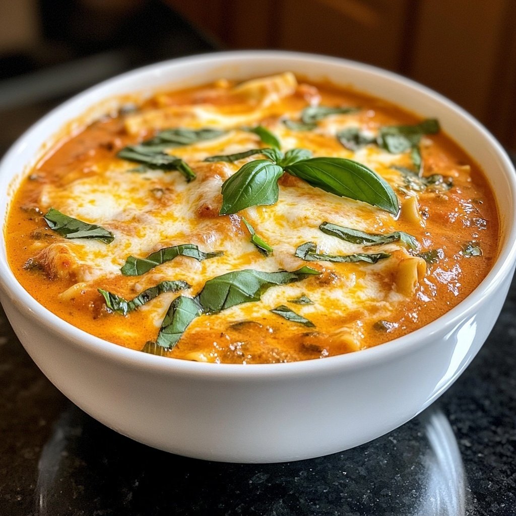 Creamy Lasagna Soup