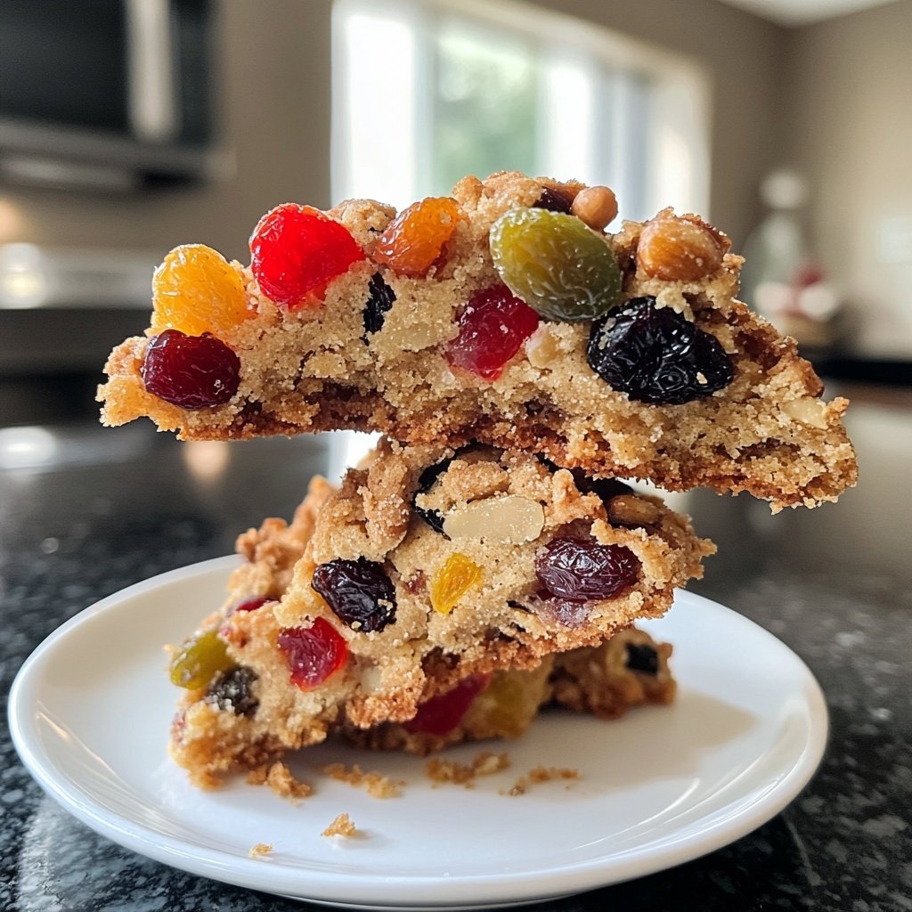 Easy Christmas Fruitcake Cookies Recipe