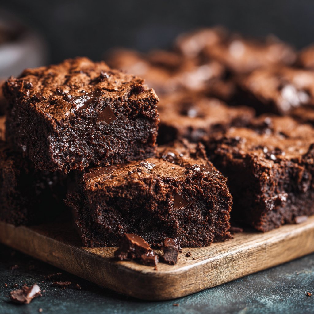 Cottage Cheese Brownies with Cashew Butter