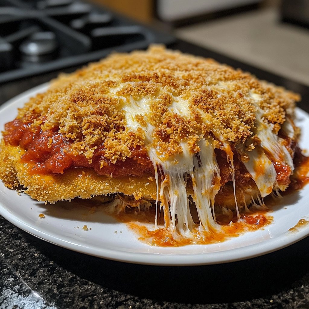 Homemade Chicken Parmesan Dinner Recipe