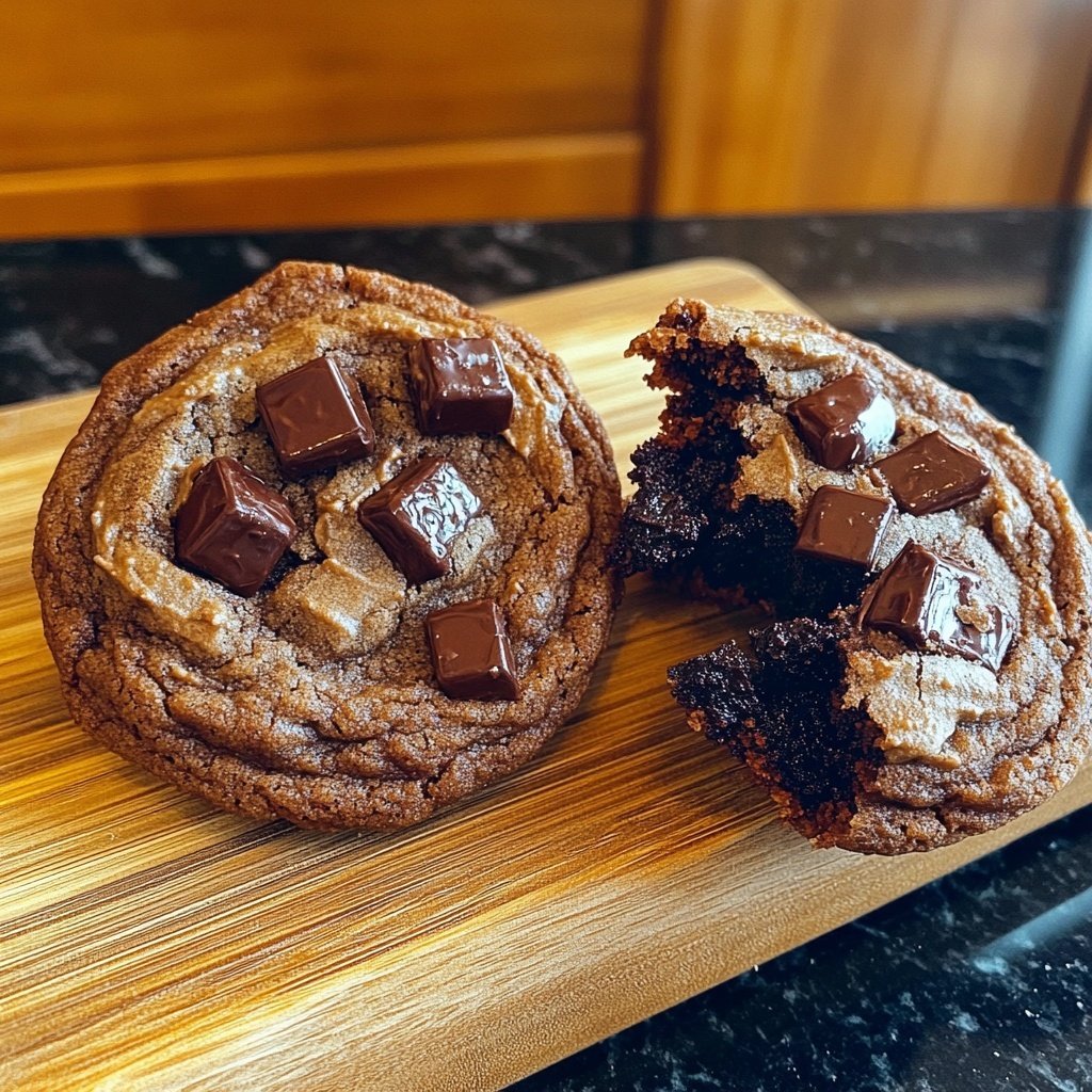 Fudgy Chocolate Brownie Cookies