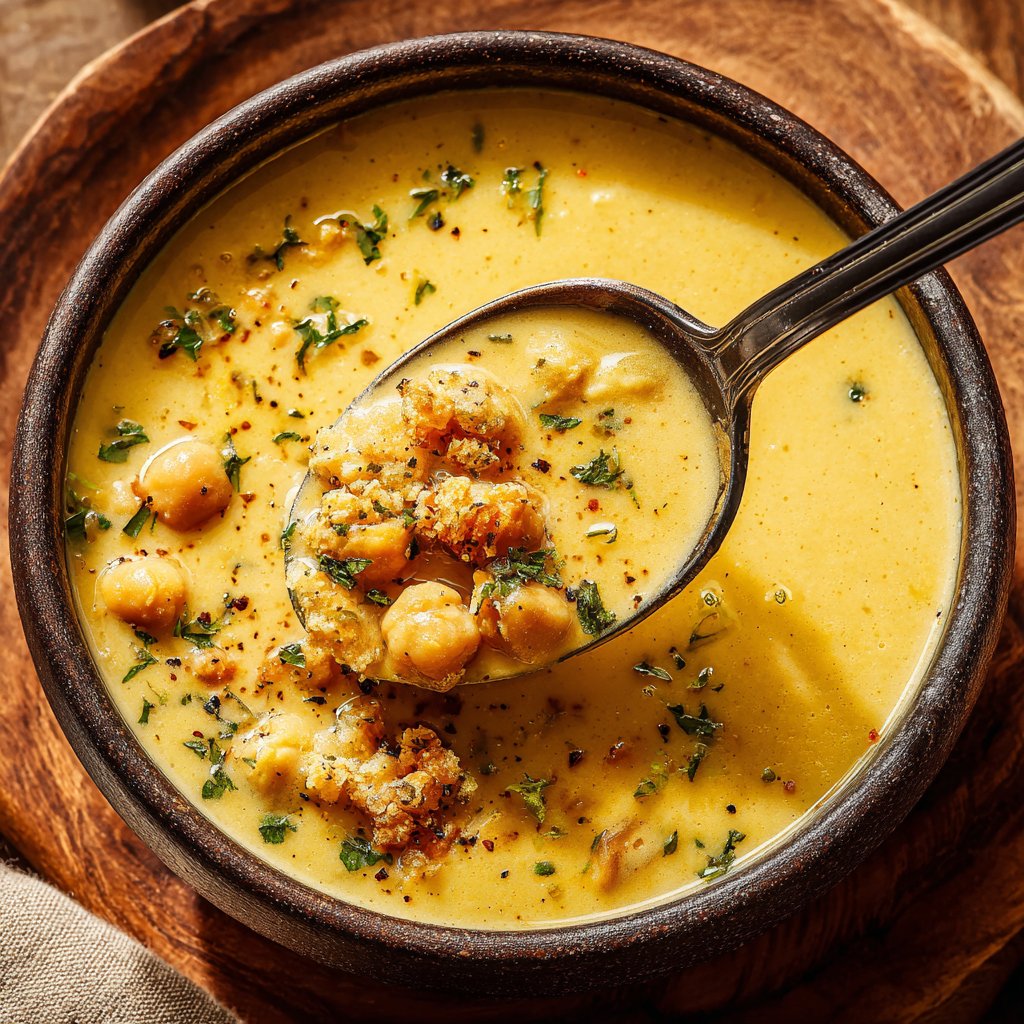 Creamy Lemon Chickpea Soup