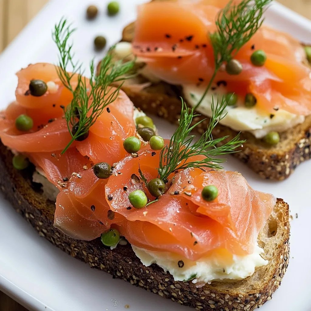 Smoked Salmon on Rye