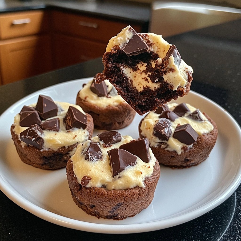 Choco Cheesecake Cookie Bites