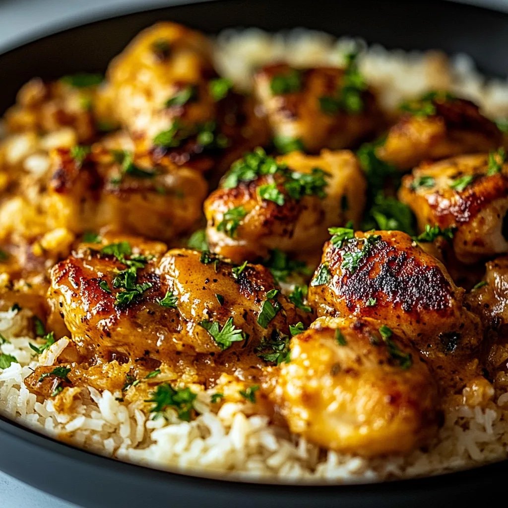 Best Smothered Chicken and Rice