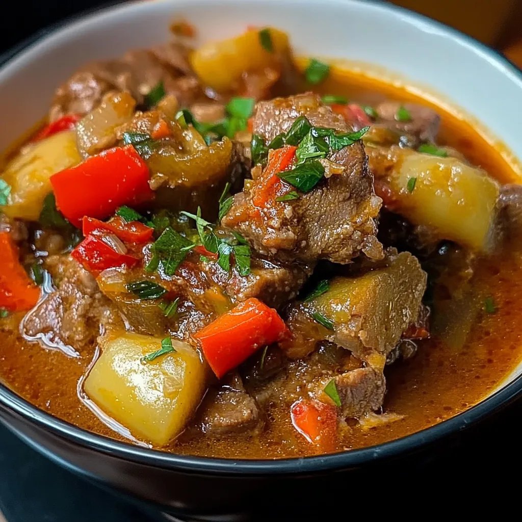 Goat Meat and Yam Pepper Soup