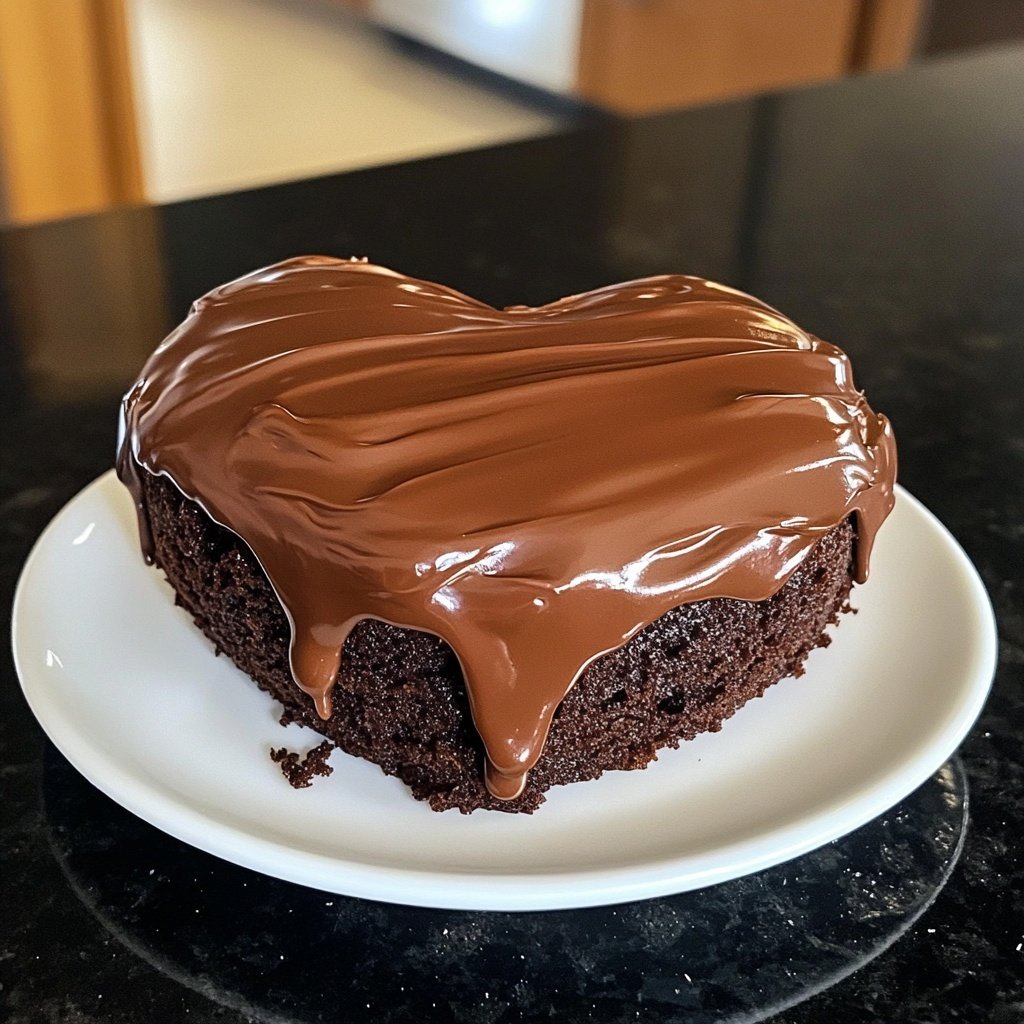 Mini Heart Cake with Chocolate Sponge